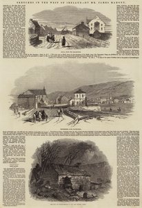 Skitser i det vestlige Irland (gravering) af English School