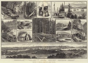 Skitser af Vancouver Island og British Columbia af English School