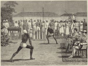 Skitser med et Bombay indfødt regiment