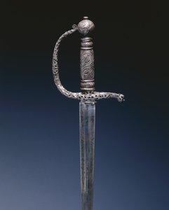 Lille sværd, c.1650 af English School