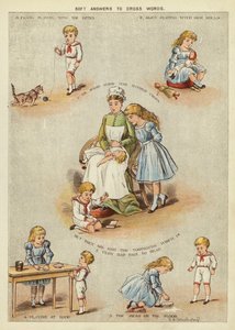 Bløde svar på krydsord (chromolitho) af English School