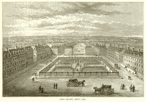 Soho Square, omkring 1700 af English School
