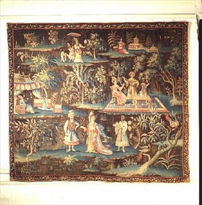 Soho Tapestry af English School