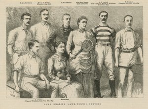 Nogle engelske Lawn Tennis-spillere af English School