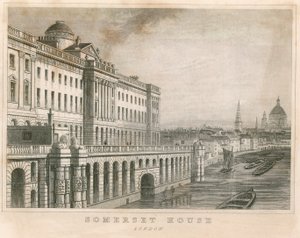 Somerset House, The Strand, London af English School