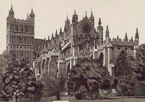 Südostansicht, Kathedrale von Exeter