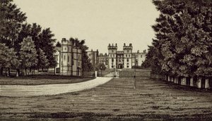 Sydfronten, Windsor Castle af English School