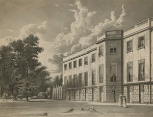 Sydfronten af Carlton House af English School