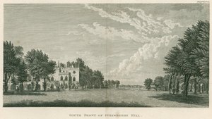 Sydfronten af Strawberry Hill, Twickenham, London af English School