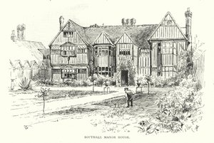 Southall Manor House (gravering) af English School