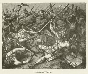 Spartacus død af English School