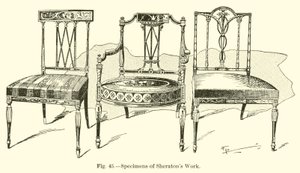 Beispiele für Sheratons Arbeiten von English School