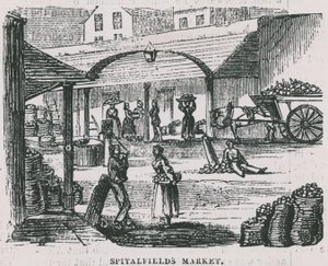 Spitalfields Market, London af English School