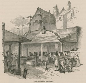 Spitalfields Market, London af English School