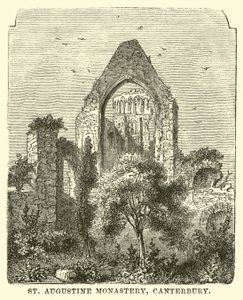 St Augustine Monastery, Canterbury  af English School