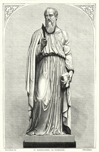 St Bartholomew eller Nathanael (gravering) af English School