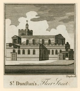 St Dunstans, Fleet Street, London af English School