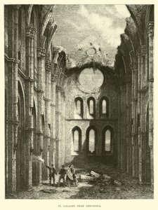 St Galgano nær Chiusdino af English School