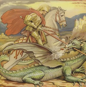 St George og dragen af English School