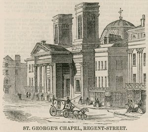 St Georges Chapel, Regent Street, London af English School