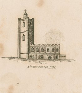 St Giles kirke, 1631 af English School
