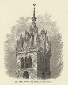St Giles Tower and Steeple, Edinburgh af English School