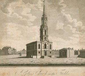 St Giles in the Fields, London af English School