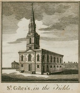 St Giles in the Fields, London af English School