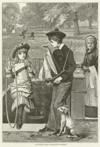 St Govers Well, Kensington Gardens  af English School