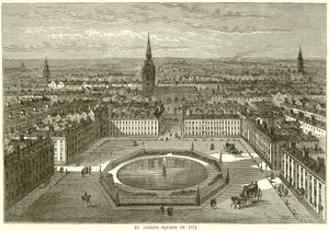 Jakobspladsen i 1773 af English School