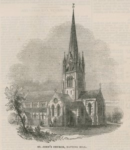 St Johns Church, Notting Hill, London af English School