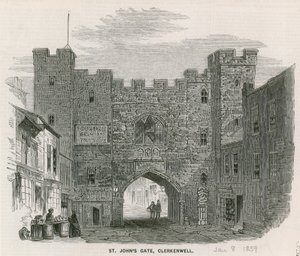 St Johns Gate, Clerkenwell af English School