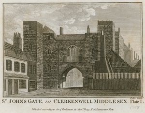 St Johns Gate, Clerkenwell af English School