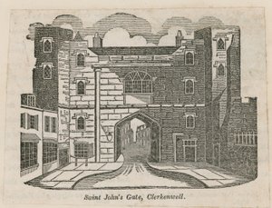 St Johns Gate, Clerkenwell af English School