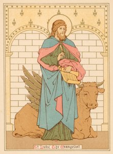 Evangelisten St Luke. af English School