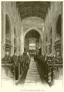 St. Marys, Cambridge, ser mod øst af English School