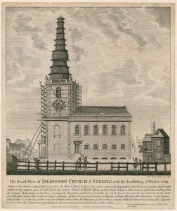 St Marys Church, Islington (gammel kirke) af English School