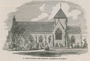 St Marys Church, West Brompton, London af English School