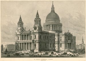 St Pauls Cathedral, London af English School