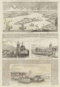 Sankt Petersborg i 1706 og 1856