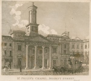 St Philips Chapel, Regent Street, London af English School