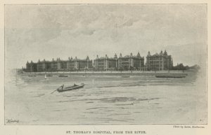 St Thomass Hospital, fra floden af English School