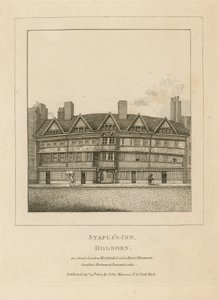 Staples Inn, Holborn af English School