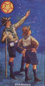 Starman Scout Badge, 1923 af English School