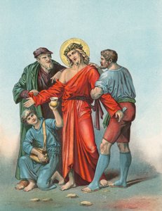 Station X Jesus bliver frataget sine Klæder og tilbudt Eddike og Galde af English School