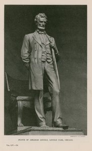 Statue af Abraham Lincoln af English School