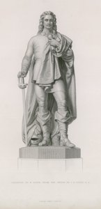 Statue af John Hampden af English School