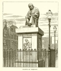 Statue af Johnson af English School