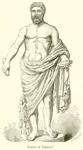 Statue af Jupiter af English School