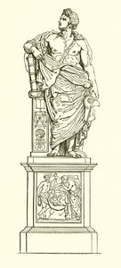 Statue af Sir William Jones af English School